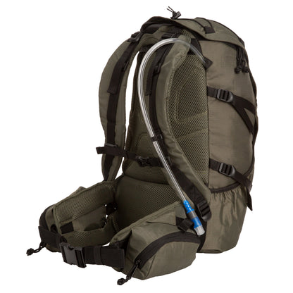 Big Sur 28 L Hydration Backpack, with 1 3-Liter Reservoir, Internal Frame, Green, Hiking