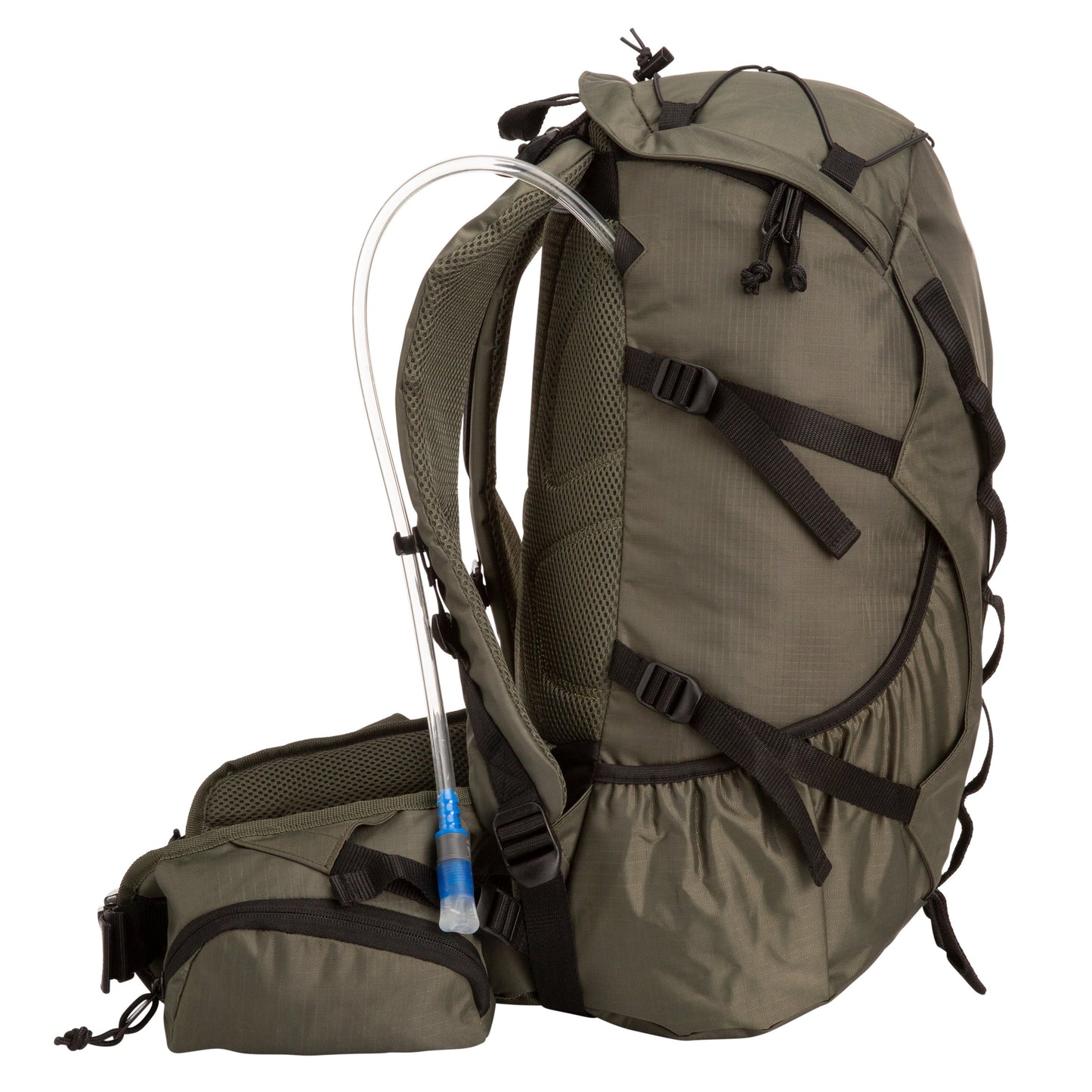 Big Sur 28 L Hydration Backpack, with 1 3-Liter Reservoir, Internal Frame, Green, Hiking