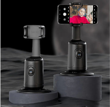 360 Auto Face Tracking Gimbal AI Smart Gimbal Face Tracking Auto Phone Holder for Smartphone Video Vlog Live Stabilizer Tripod - Charann Global
