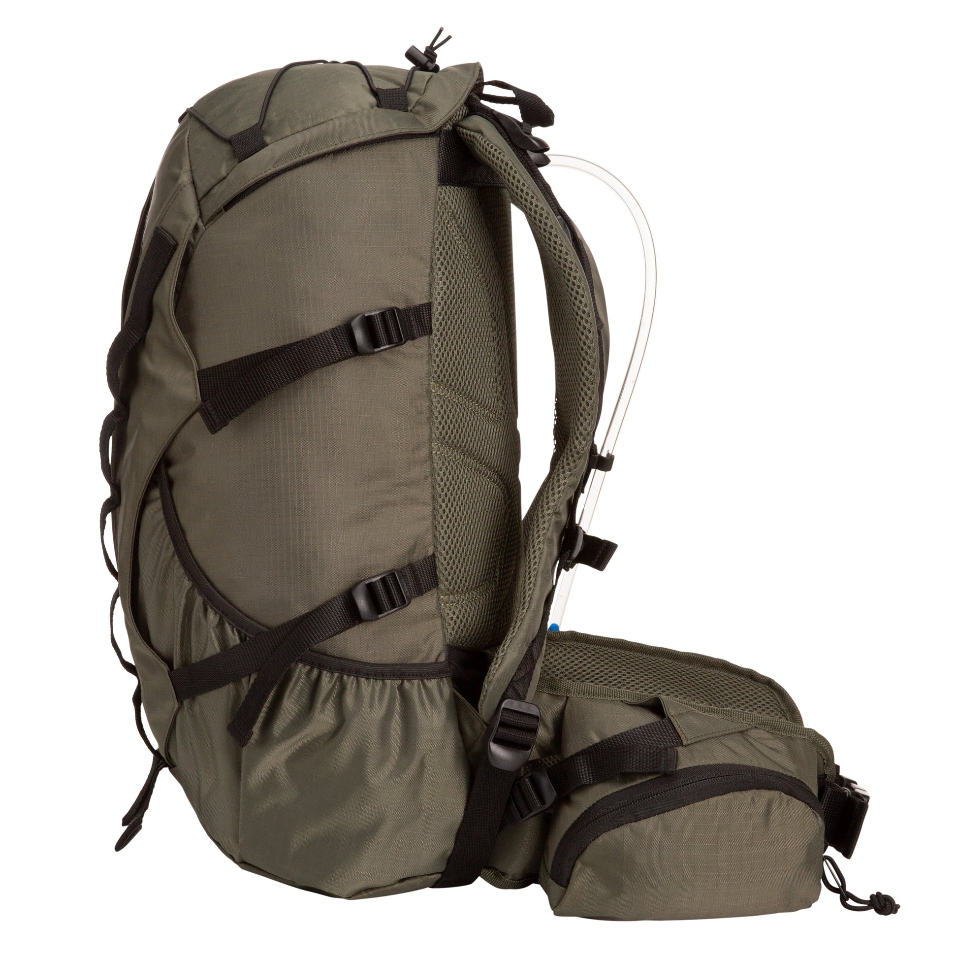 Big Sur 28 L Hydration Backpack, with 1 3-Liter Reservoir, Internal Frame, Green, Hiking