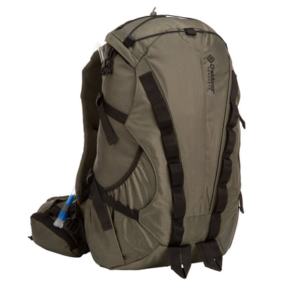 Big Sur 28 L Hydration Backpack, with 1 3-Liter Reservoir, Internal Frame, Green, Hiking